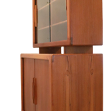Vintage Danish design Dyrlund two-piece cabinet
