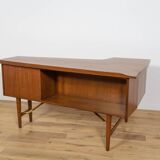 Bureau vintage Boomerang en teck par Peter Løvig Nielsen, Danemark, 1970