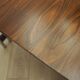 Walnut table, Italian design, 1970s, made in Italy.