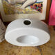 Round vintage ceramic vase