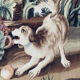 Handmade aubusson vintage tapestry 116x149 cm