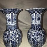 Paire de vases Delft