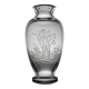 French 19th Century Eugene Michel Miniature Intaglio Carved Glass Vase