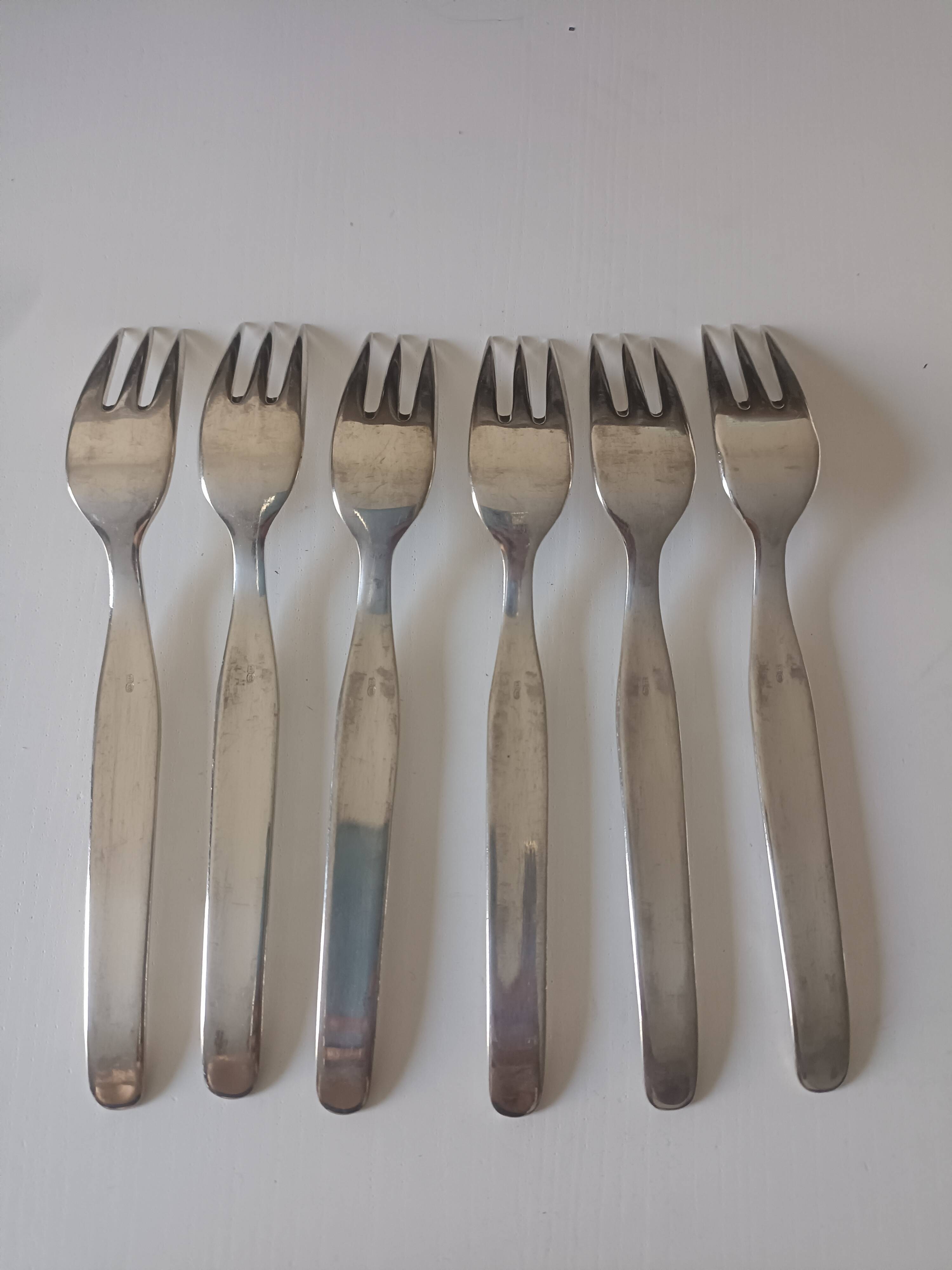 Silver-plated fork