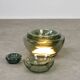 Vintage Italian Cascade Smoked Glass Table Lamp, 1970s