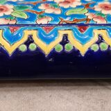 Enamels de Longwy trivet “Pommier Flowers”