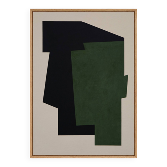 Original minimalist and abstract painting, B16
