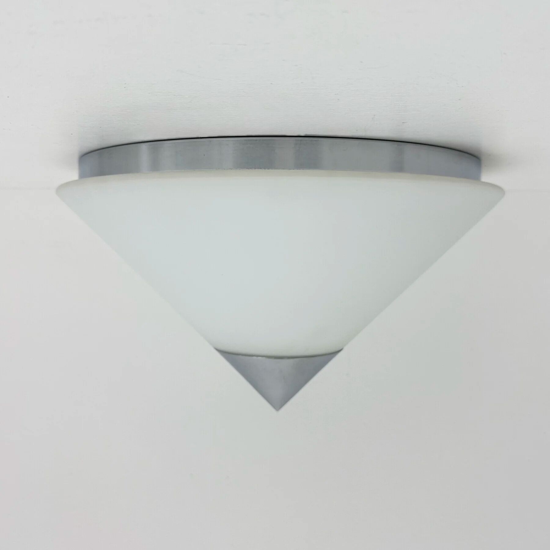 Limburg Glashütte wall ceiling lamp flush mount, 1970s