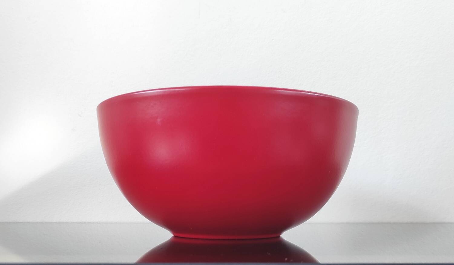 Vintage red ceramic bowl/cup - Made in Germany (1970s)