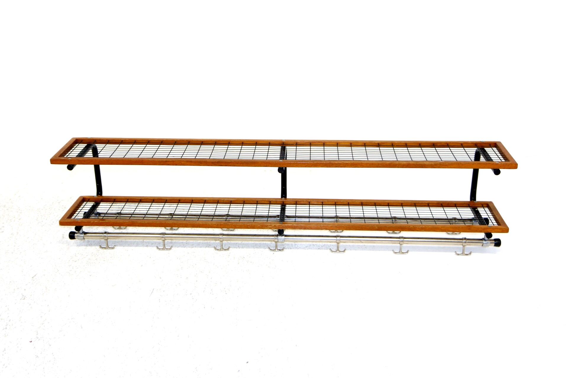 Teak and metal hook, Sweden, 1970