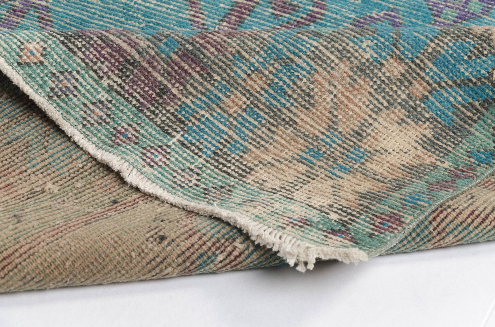 Tapis en laine anatolien noué à la main