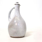Pichet et bouchon en grès émaillé, 26cm