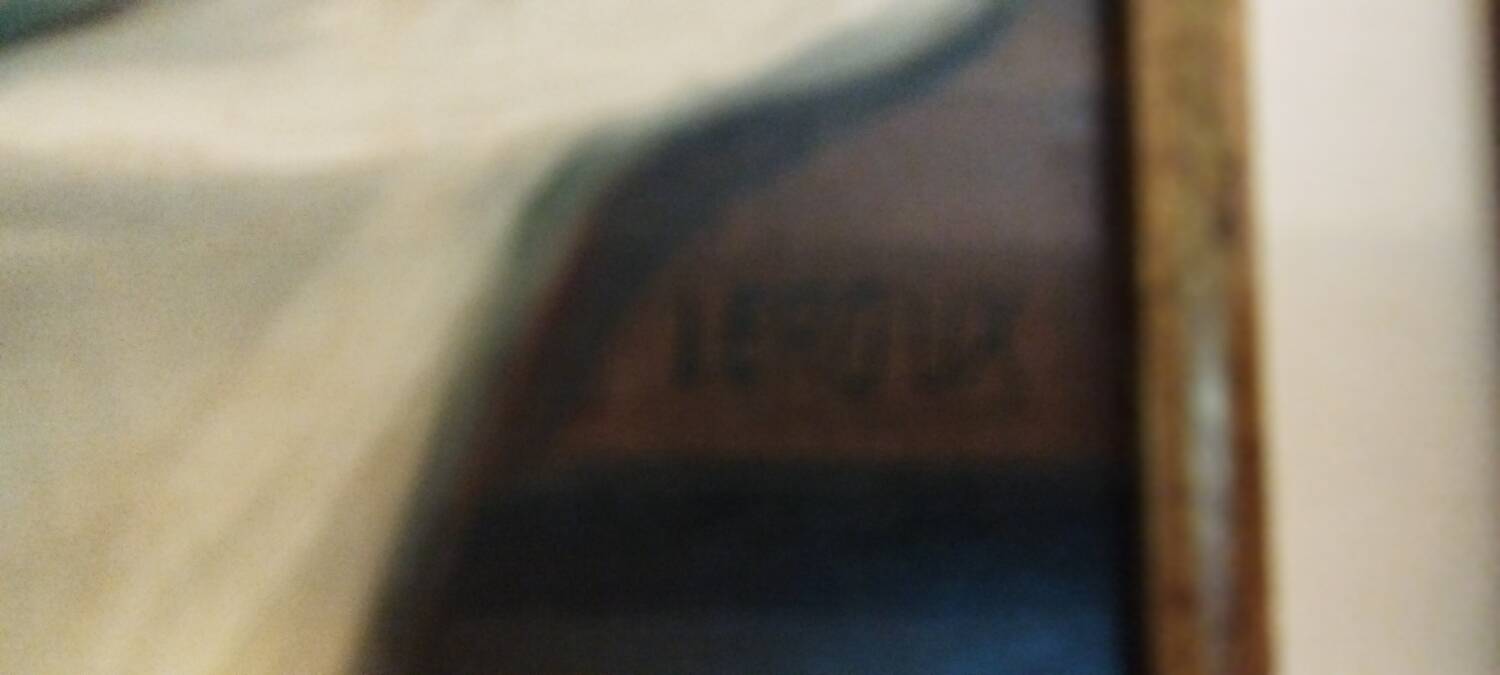 Still life with fruit signed Leroux