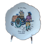 Plate decoration the old trades carrying water in the eighteenth century