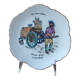 Plate decoration of old trades, water carrier in the 18th century.