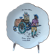 Plate decoration of old trades, water carrier in the 18th century.