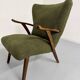 Lot de 2 fauteuils à oreilles « wing chair » design scandinave an 60
