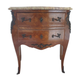 Louis XV curved chest of drawers