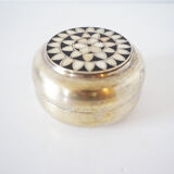 Brass and mother-of-pearl box