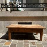 Solid wood coffee table