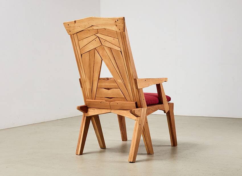 Unique Postmodern Lounge Chair Italy 1980s