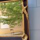 miroir création " reflets côte ouest " bordeaux et doré