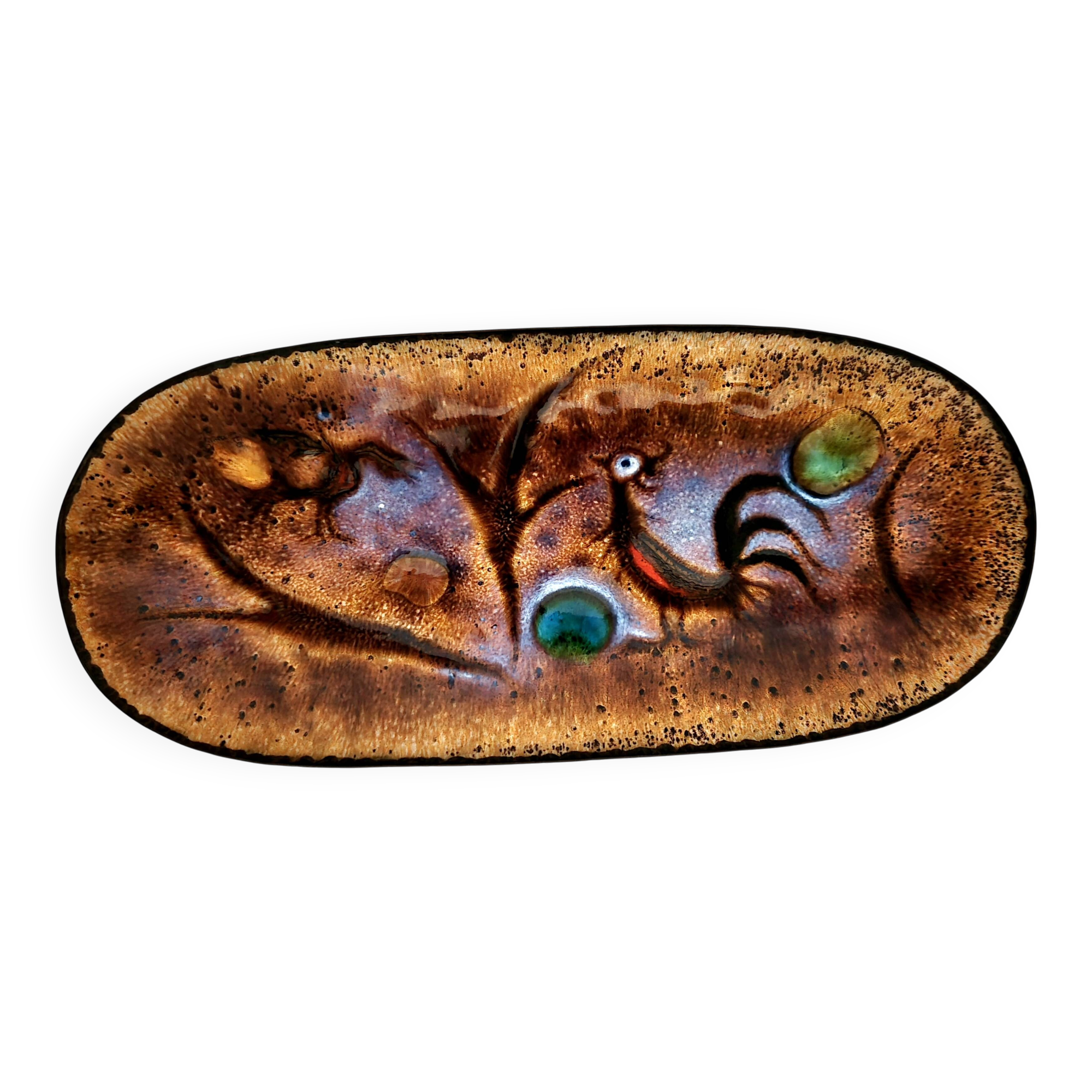 Enamelled copper pipe