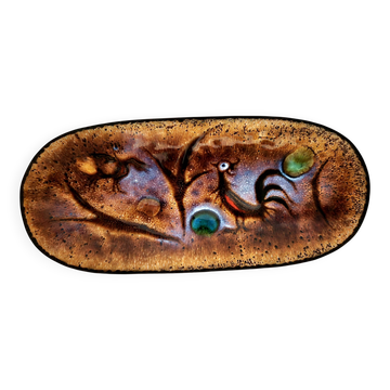 Enamelled copper pipe