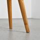 Pair of pine stools by René Martin, France, circa 1965