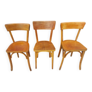 3 chaises bistrot Luterma