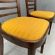 Pair of dining chairs by INTERIER n. p. Praha, wooden dining seating, 1974