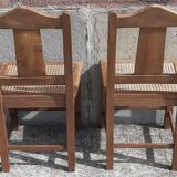 Set of 2 50s bistro chairs