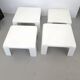 Ensemble de 4 tables basses Quattro Gatti Mario Bellini Annés 70