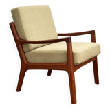 Mid Century Lounge Chair by Ole Wanscher for France & Son, Senator Series, Danish Design