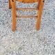 Set of 4 bistro chairs in beech and blond oak from the 50s
