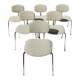 Chaises chrome design Français par Pierre Paulin