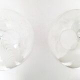 Pair of Postmodern Spheric Glass Table Lamps by Lino Tagliapietra for La Murrina