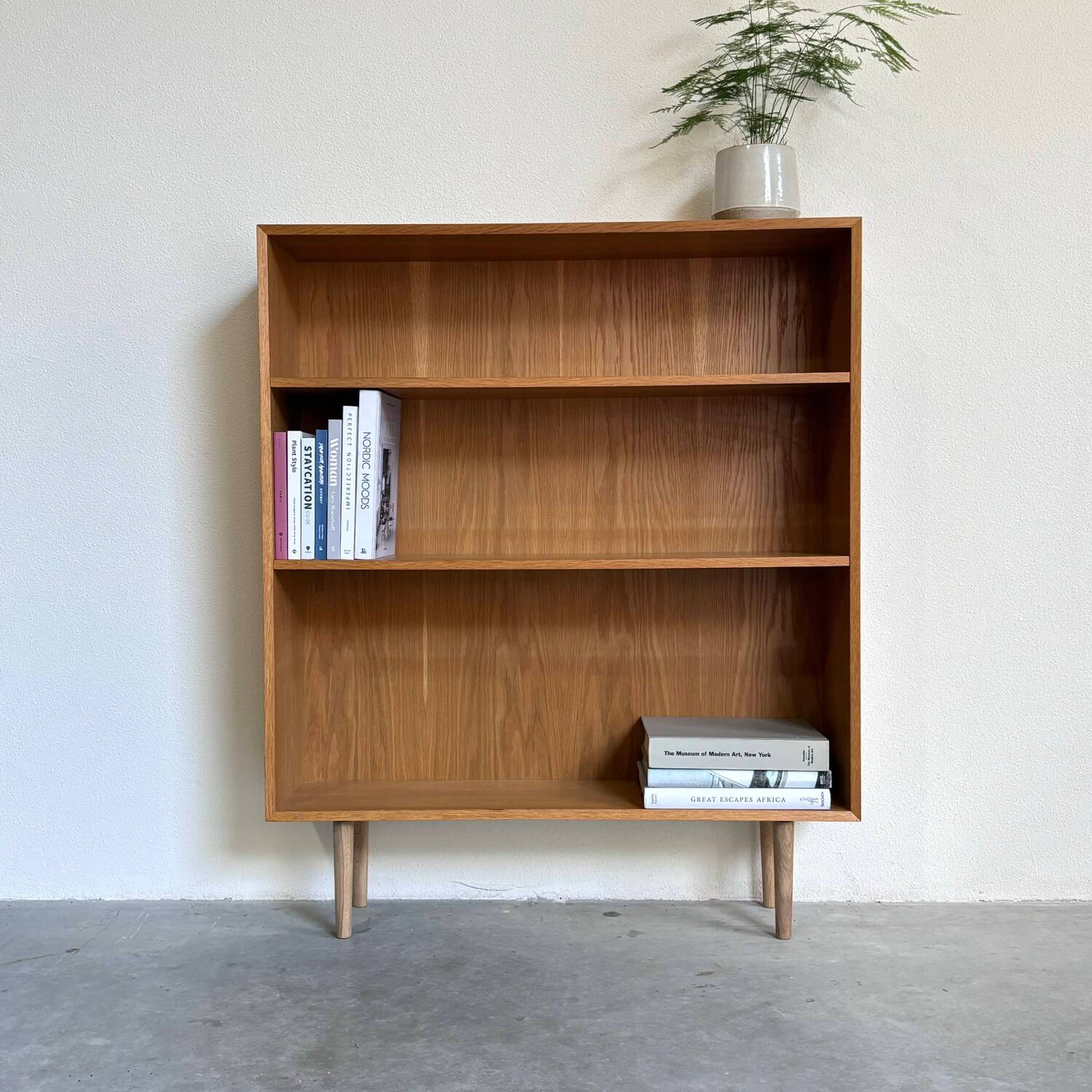 Bibliothèque vintage en chêne
