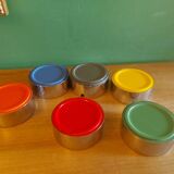 Set of 6 vintage isamu kenmochi ashtrays, edited for shell