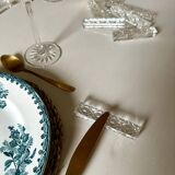 Set of 12 crystal knife holders