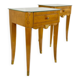 Pairs of Art Deco bedside tables