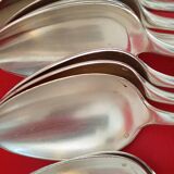 12 silver-plated spoons. classic model.