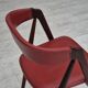 1960s, Danish chair by Farstrup, original condition, solid teak wood, leather.