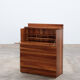 Afra & Tobia Scarpa Walnut secretary chest of drawers for Molteni, 1970 Italy
