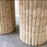 Travertine table