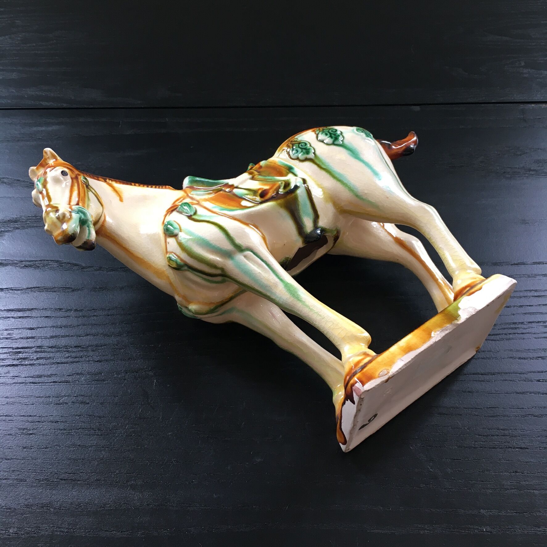Pair of ceramic horses