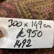 Turkish Kilim Rug 300x149 cm