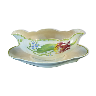 Faience sausage k.g luneville model tulip
