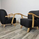 Mid-Century Armchairs, 1950's, Set of 2