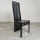 Set of 8 Italian dining chairs by A. Sibau, 1980s